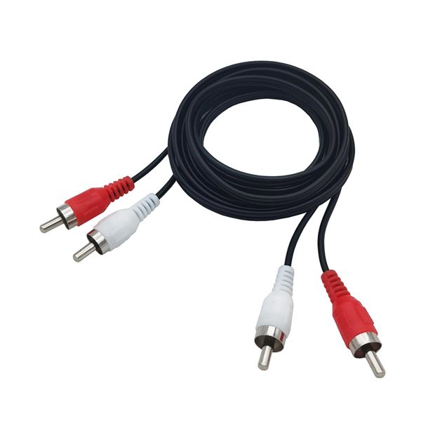 Philips 2 RCA To 2 RCA Stereo Cable - 3m