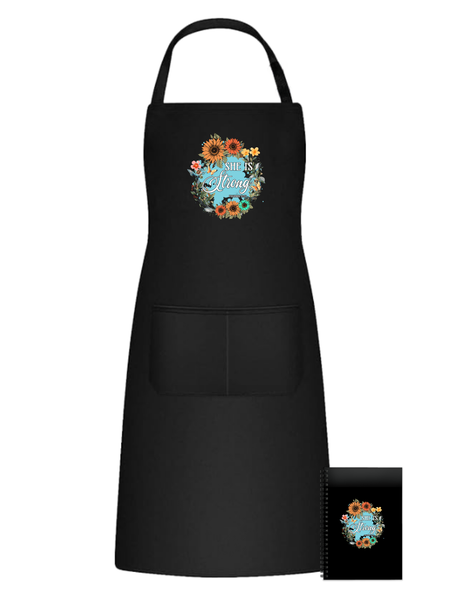 She Is Strong Proverbs 31 Kitchen Braai Apron Christmas Birthday Gift 506