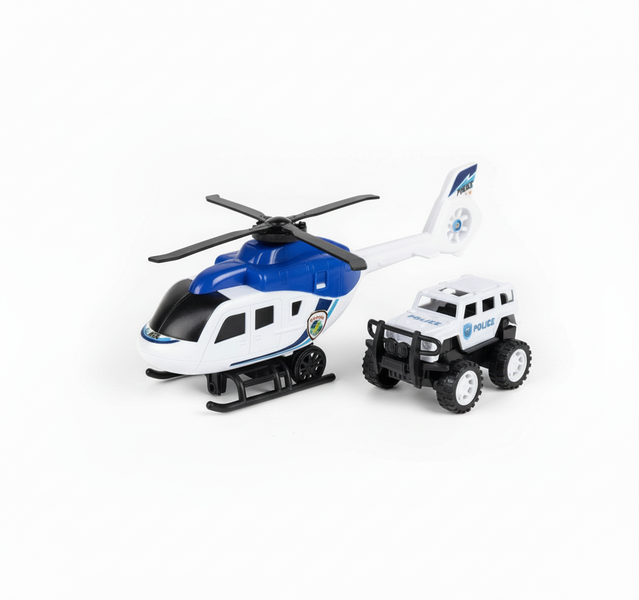 Perfect Play 2 Piece Friction Helicopter Set - 29cm Multicolored Toys