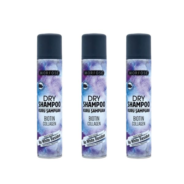 Morfose Dark Hair Dry Shampoo 3-Pack - Enhance &amp; Refresh