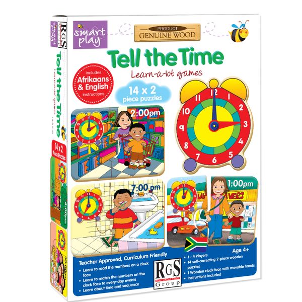 RGS Group Tell The Time Educational Sequencing Game