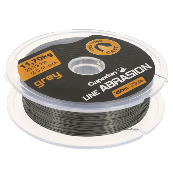 Caperlan Fishing Line Abrasion - Grey - 250 Metre