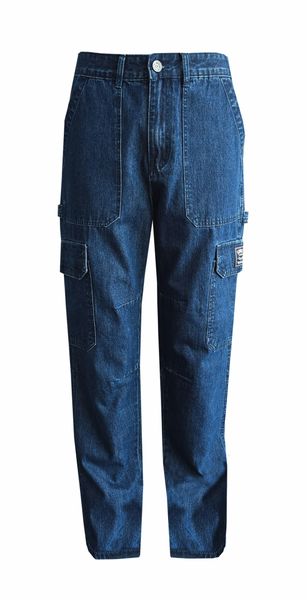 Soviet Rhythm Mens Fashion Oversized Denim - Dark Indigo