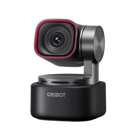 OBSBOT Tiny 3 AI 4K PTZ Webcam with Auto Tracking - Black | Shop