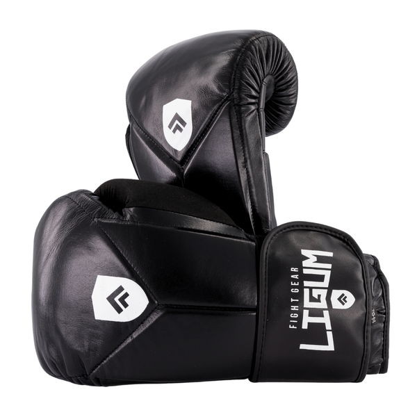Ligum Fight Gear Technical Double Cuff Leather Gloves