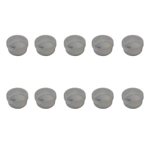 10 Pack 30g Clear Plastic Tubs With Lids - Refillable Cosmetic Containers