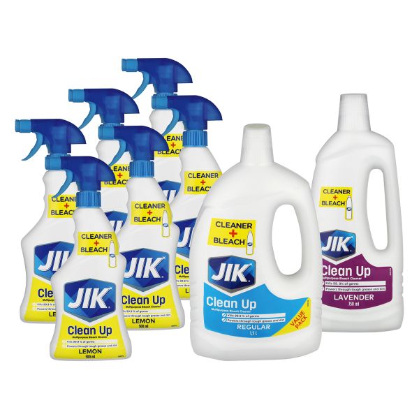 JIK Clean Up 8 Piece Bundle