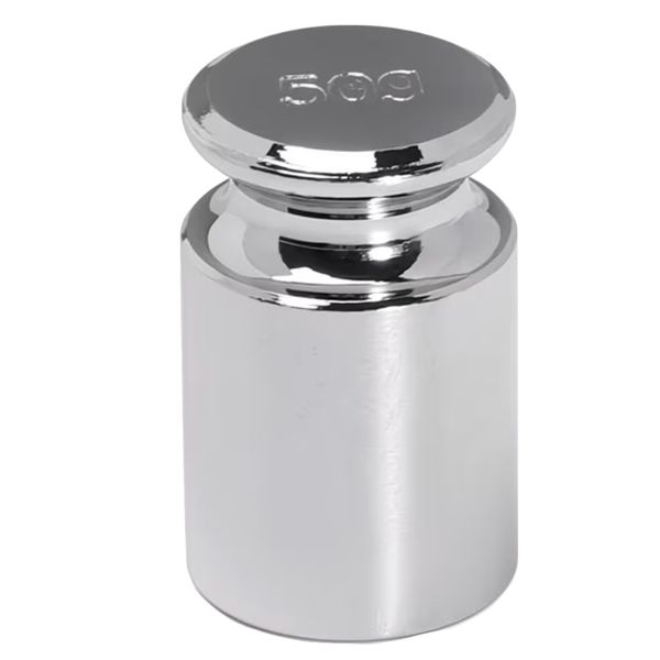 Tool Heavy-Duty Stainless Steel Chrome Plated Calibration Weight(50g) - 3cm