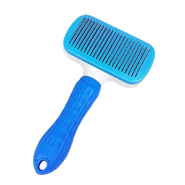 Pet Grooming Tool Self Cleaning Slicker Brush For Dogs And Cats