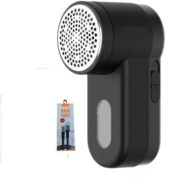 LumaBella Cordless Lint Remover with 6-Leaf Blades Plus USB Cable