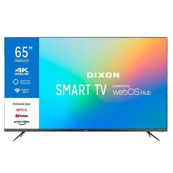 Dixon 65" Frameless 4K UHD Smart TV