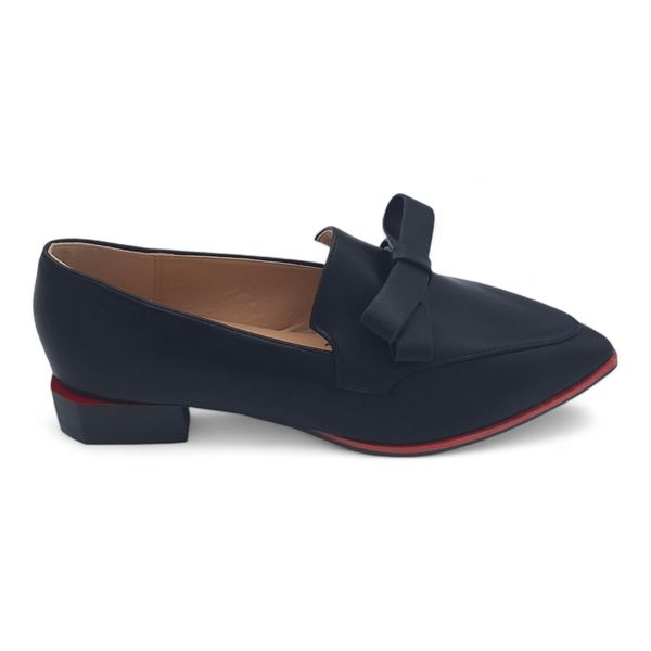 TTP - Women Pointed Toe PVC Sole Slip-on Flats JSF99