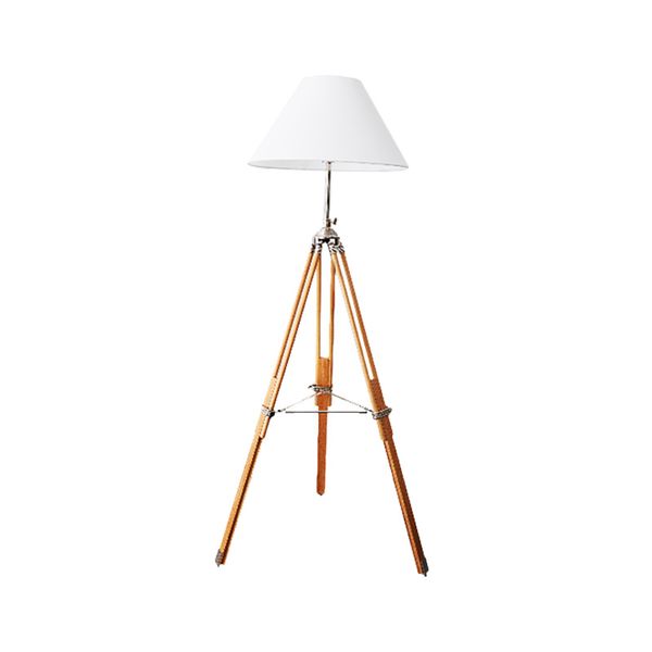 Mainstay Floor Tripod Lamp - Wood