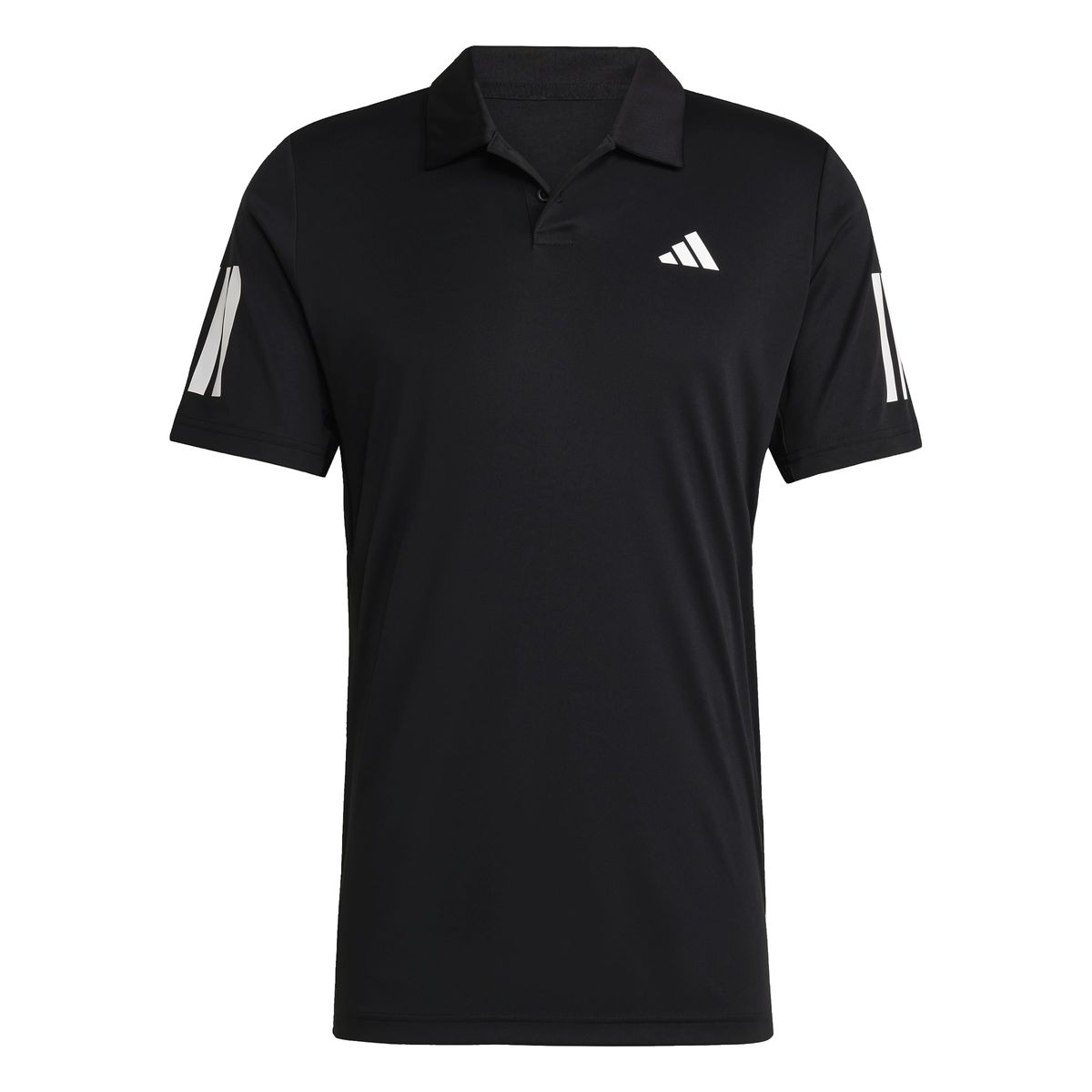 adidas Men's Club Tennis 3-Stripes Polo Shirt - Black/White