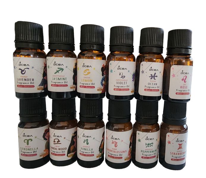 Essential Oil Pure Aroma Fragrance Oil 10ml - 12 Pack