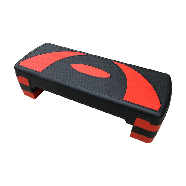 Mitzuma 3 Level Aerobic Stepper Board - Red &amp; Black