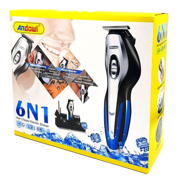 Andowl - Wireless Electric Shaver &amp; Beard Trimmer - Mens Pro Grooming Kit
