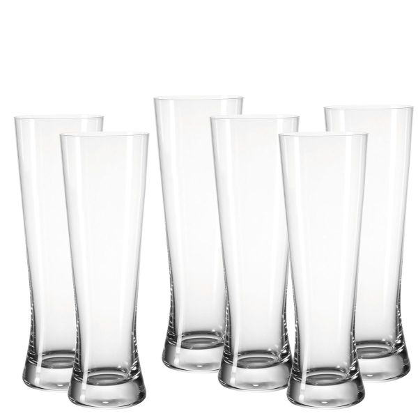 Leonardo Weiss Beer Glass: Bionda Bar Teqton Glass 500ml – Set Of 6