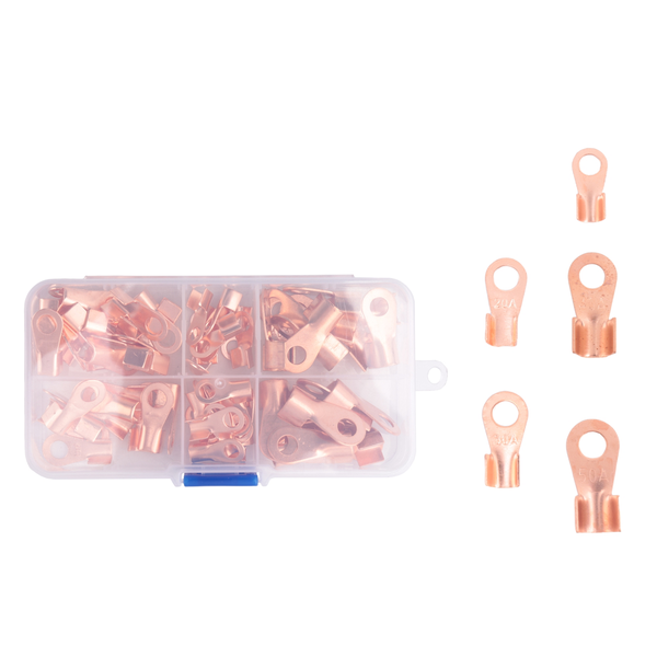 Copper Lug Terminals Connector Ot 10A 20A 30A 40A Compatible with Universal