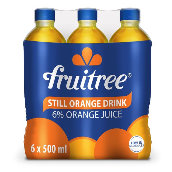 Fruitree Still Orange Drink 6 x 500 ml