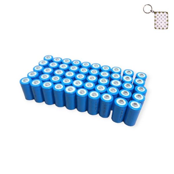 GH 16340 1400mah Point Head Rechargeable Lithium Battery And A Keyholder