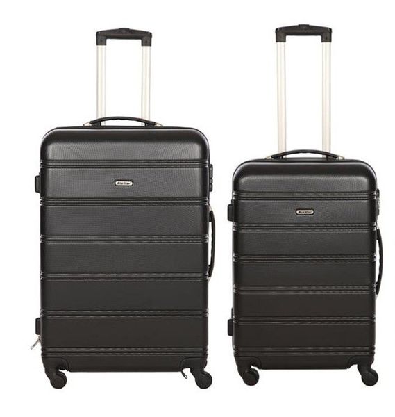 2 Piece Premium Luggage Set - Black