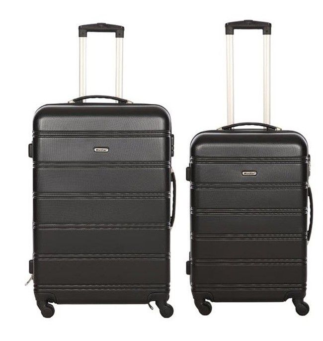 2 Piece Premium Luggage Set Black Shop Today. Get it Tomorrow