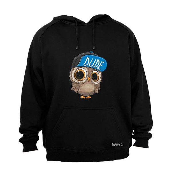 Owl Dude - Ladies - Hoodie - Grey