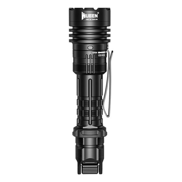 Wuben t1,2000lm 498m Throw - Rechargeable Flashlight