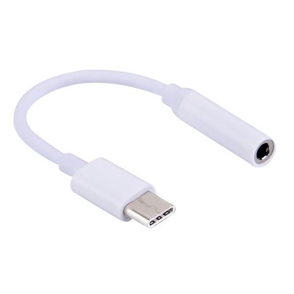 USB Type-C to Headphone Jack for iPhone- White