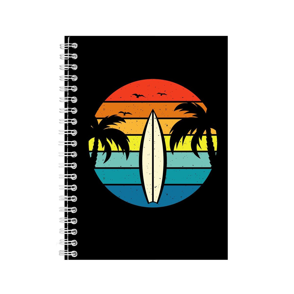 Solo A5 Notebook Spiral and Lined with Surfing Graphic Notepad Present 099 Shop Today. Get it