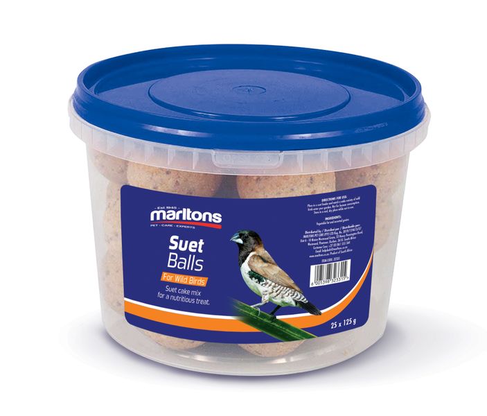 Marltons Suet Balls for Wild Birds 25x125g