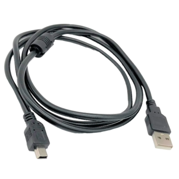 USB TO MINI USB Data Cable 1m - Black Mini USB to USB Cable