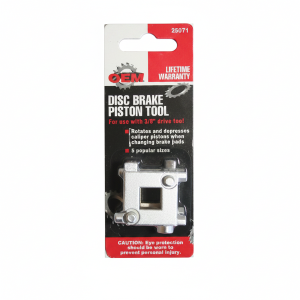 OEM Rear Brake Caliper Piston Tool for Easy Brake Pad Replacement