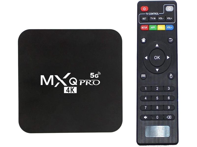 MXQ Pro 5G Android 11.1 TV Box Upgraded Ver. 8/128gb (Pre-loaded Apps + 2 Remotes)