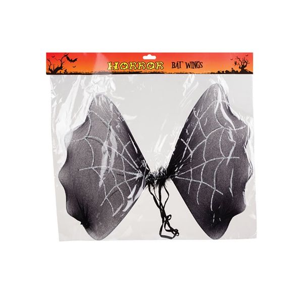Bat Wings - Halloween Decorations - Web - Black - Single