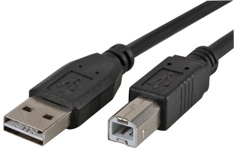 Pro Signal PSG91253 Reversible USB 2.0 A to B Lead Male to Male, 3m