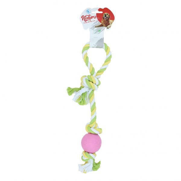 Natura Plastic Bulk Pull Dog Rope Toy