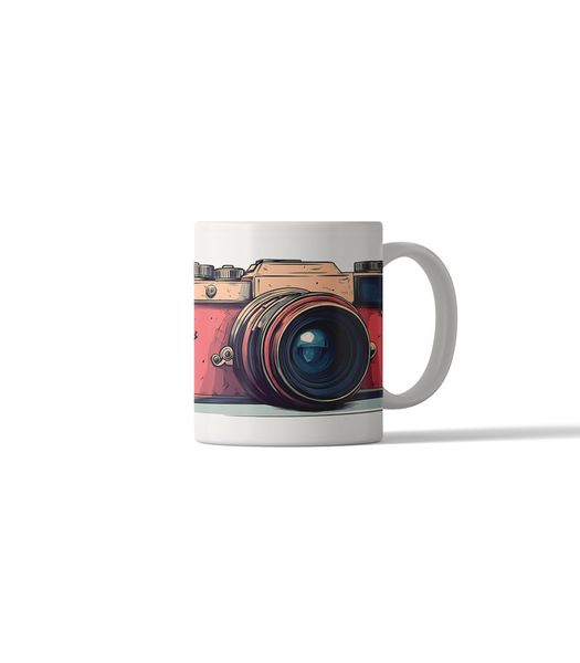 Retro Camera DSG 19 Printed Coffee Mug