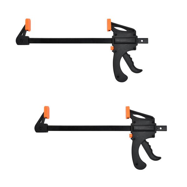 Tool Woodworking Bar F Clamp Clip Hard Grip 2 Set