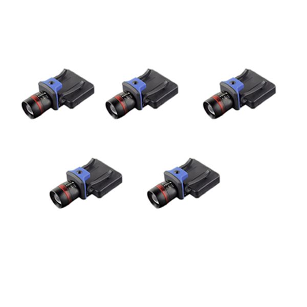 Xpe Led 120 Lumen 3 Modi Wasserdicht Zoombaren Scheinwerfer Schwarz