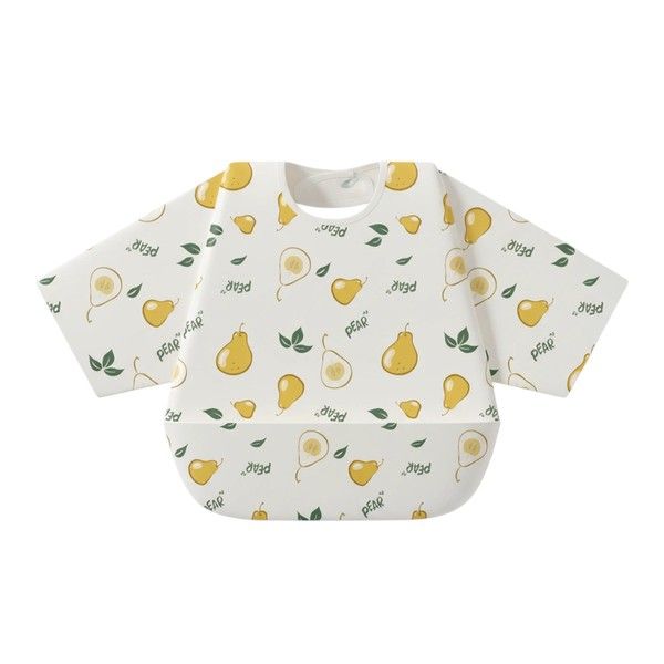Waterproof Short Sleeve Baby Feeding Bib