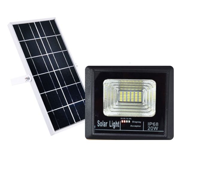 Wish Outdoor 20W High Power Solar Flood Light with Power Indicator