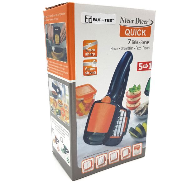 Bufftee Nicer Dicer Quick Slicer for Food - Cheese Dicer