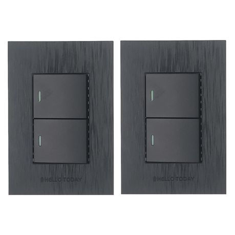 Hello Today 2 Lever 2 Way Light Switch - 2 Pack Image