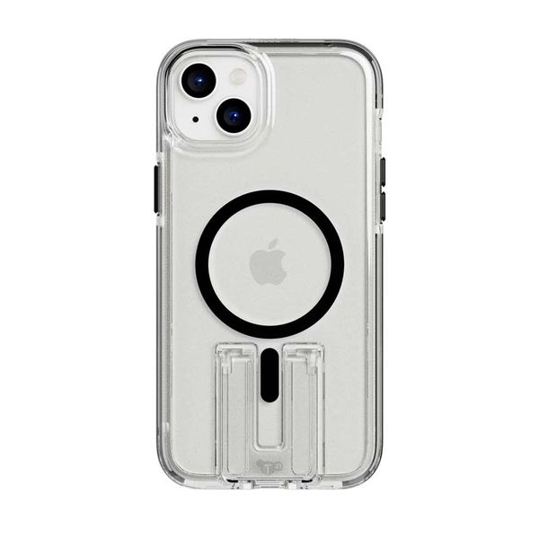 Tech21 Evo Crystal Kick Apple iPhone 15 Plus MagSafe Case - Clear / Black