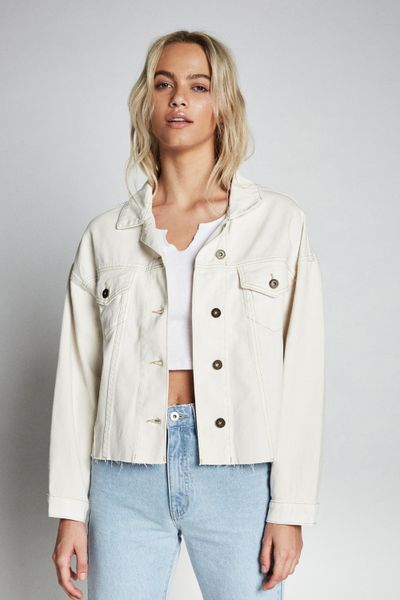 Women's Cotton On Os Denim Jacket - White