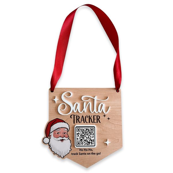 Santa Tracker Christmas Interactive Sign To Track Santa Through December