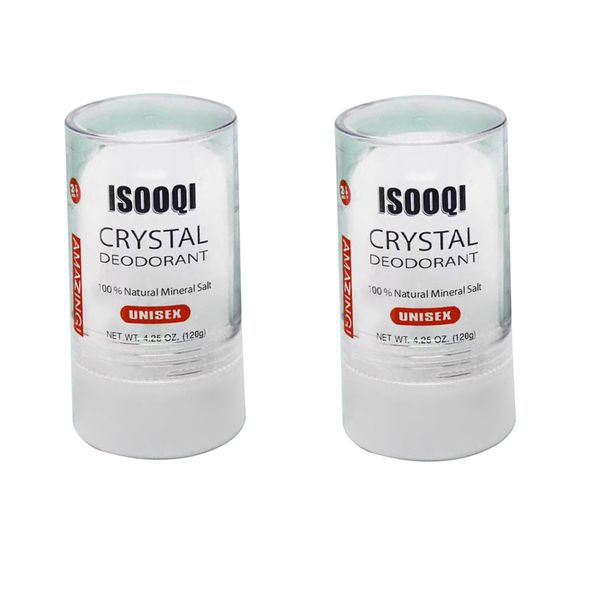 2-Pieces of Underarm Deodorant Alum Stone Anti-Perspirant Deodorant 120g