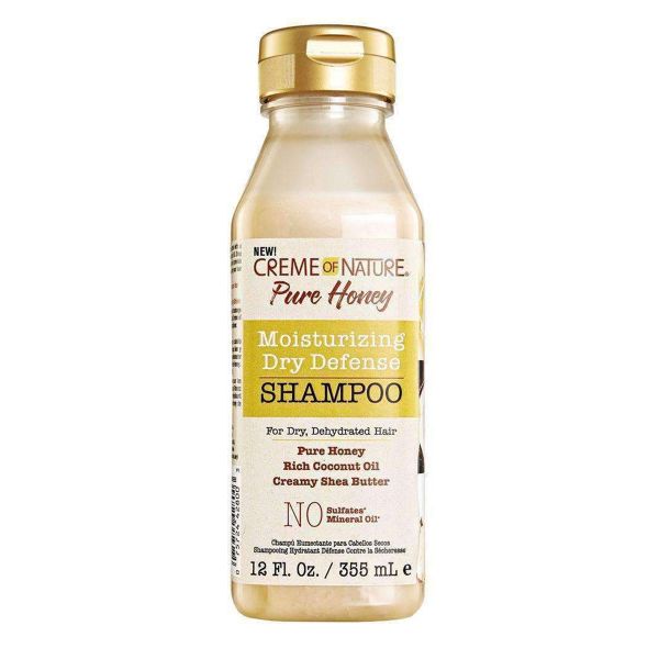 Creme Of Nature Pure Honey Moisturizing Dry Defense Shampoo 355ml